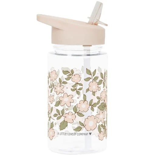 A Little Lovely Company Drinkfles Blossoms Pink