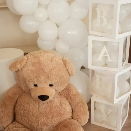 Baby Blokken Met Ballonnen Botanical Baby (4St) Ginger Ray
