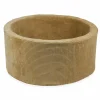 Ballenbak Xl Rond 90X40 Rib Velvet Sand Moje