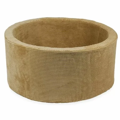 Ballenbak Xl Rond 90X40 Rib Velvet Sand Moje