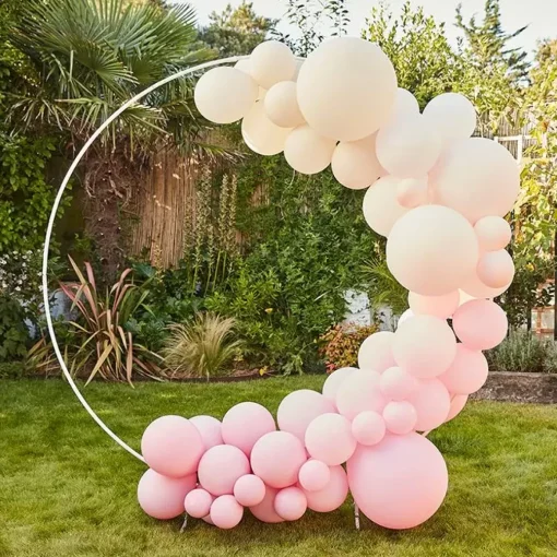 Ballonnenboog Pink, Cream & White Ginger Ray