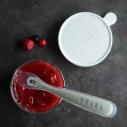 Beaba Glazen Bewaarpotje Grijs 150Ml