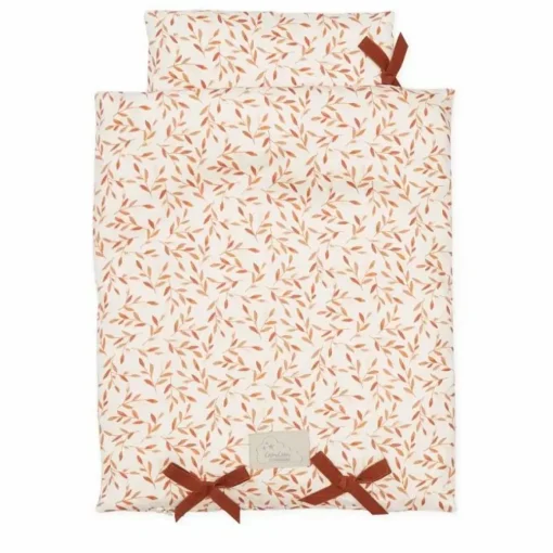 Beddengoed Poppenbed Caramel Leaves Camcam