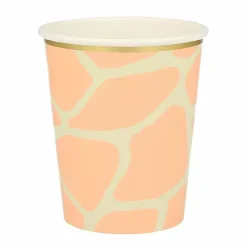 Bekertjes Safari Animal Print (8St) Meri Meri