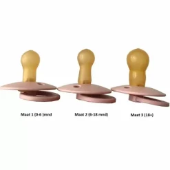 Bibs Fopspenen Set Dark Oak/Blush