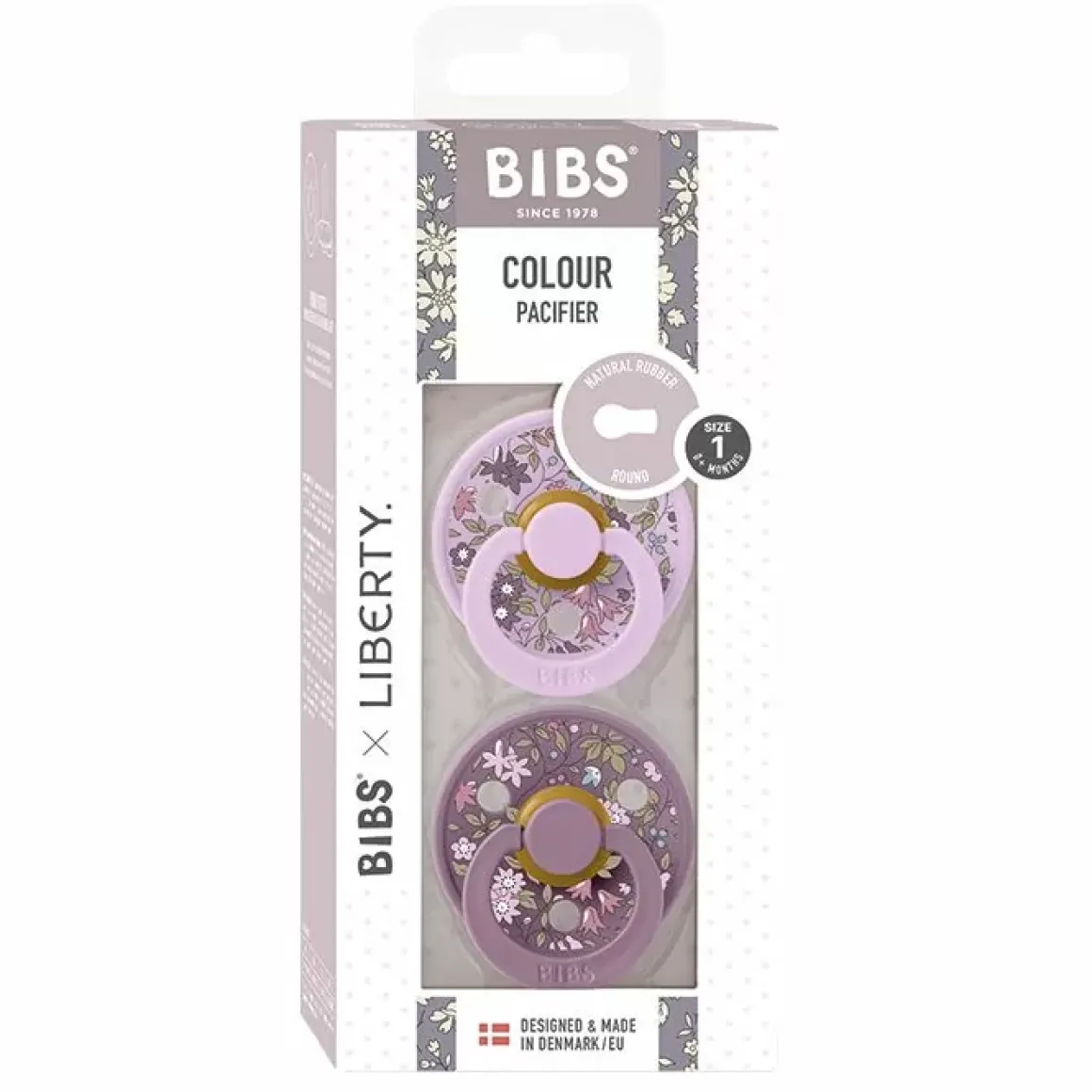 Bibs X Liberty Londen Fopspenen Camomile Violet Sky