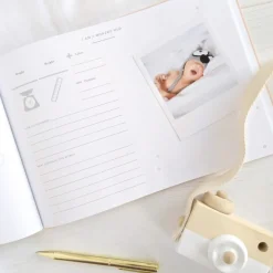Blush & Gold Invulboek My Baby Journal Ivoor