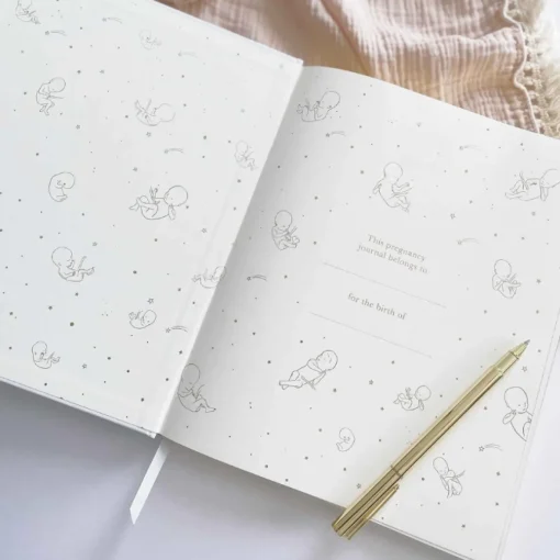 Blush & Gold Zwangerschapsdagboek Safari