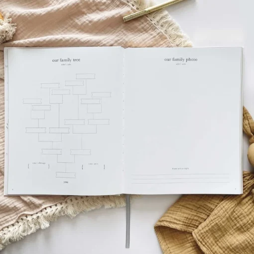 Blush & Gold Zwangerschapsdagboek Safari
