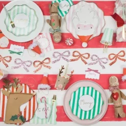 Bordjes Striped Christmas (8St) Meri Meri