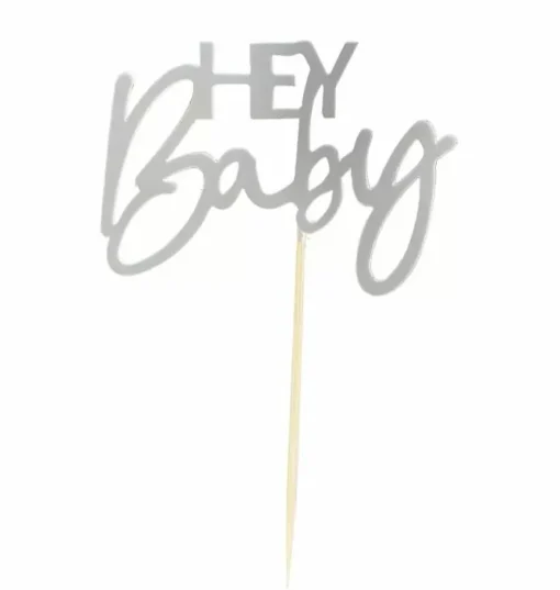 Cupcake Prikkers Hey Baby Botanical Baby Ginger Ray