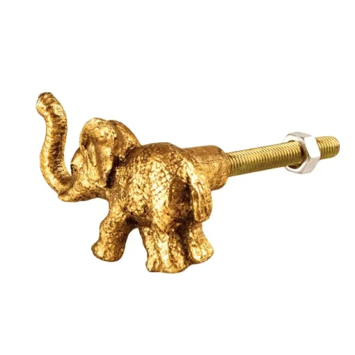 Deurknop Olifant Goud Sass & Belle