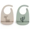 Done By Deer Siliconen Slabben Lalee Zand/Groen (2St)