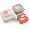 Done By Deer Snackbox Set (3St) Happy Clouds Powder