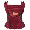 Draagzak Click Carrier Ribbed Velvet Berry Red Bykay