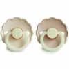 Frigg Fopspenen Latex Daisy Glow Croissant/Cream