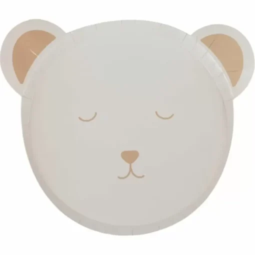Ginger Ray Teddybeer Bordjes - Lief & Stijlvol