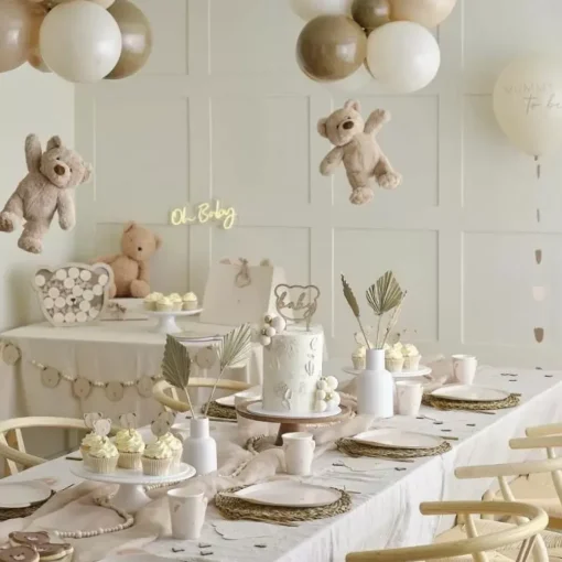 Ginger Ray Teddybeer Bordjes - Lief & Stijlvol