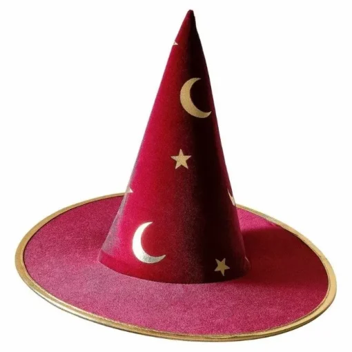 Goochelaarshoed Velvet Rood Ginger Ray