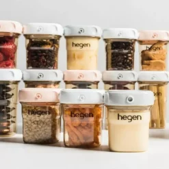 Hegen Opslagdeksel Moedermelk Grijs