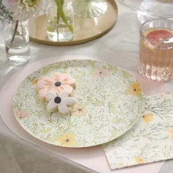 Hello Baby Servetten | Ginger Ray - Bloemrijk & Sfeervol