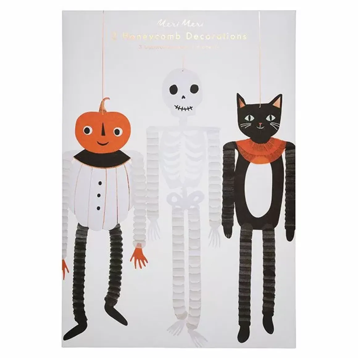 Honeycombs Vintage Halloween (3St) Meri Meri
