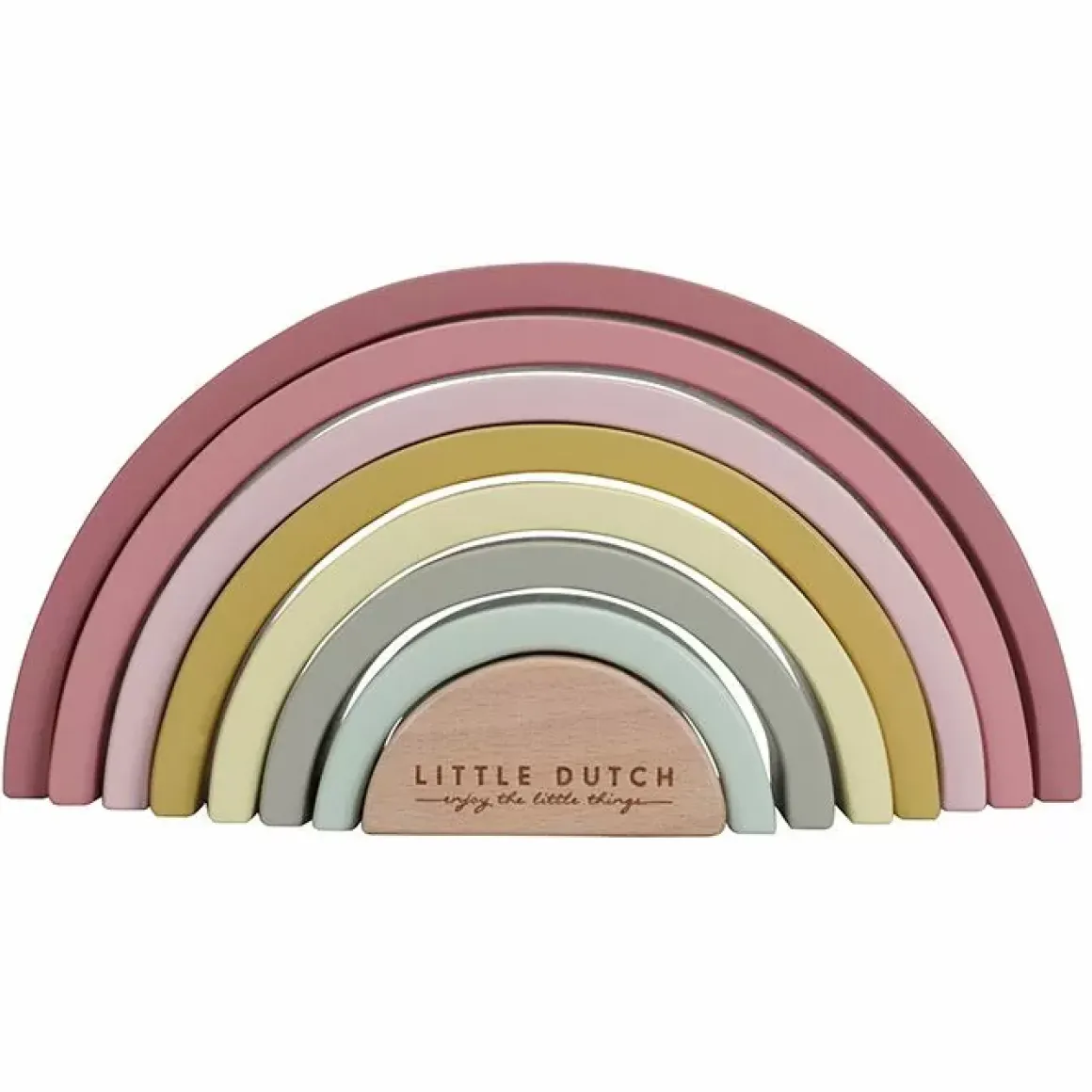Houten Regenboog Roze Little Dutch