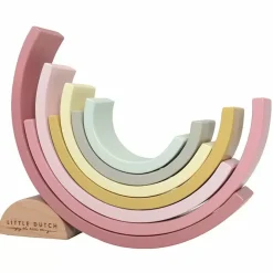 Houten Regenboog Roze Little Dutch