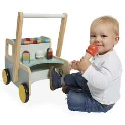 Janod Houten Loopwagen Ijscokar