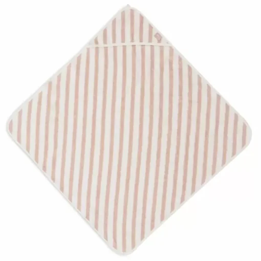 Jollein Badcape Stripe Terry Wild Rose