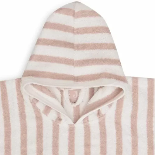 Jollein Badponcho Stripe Wild Rose