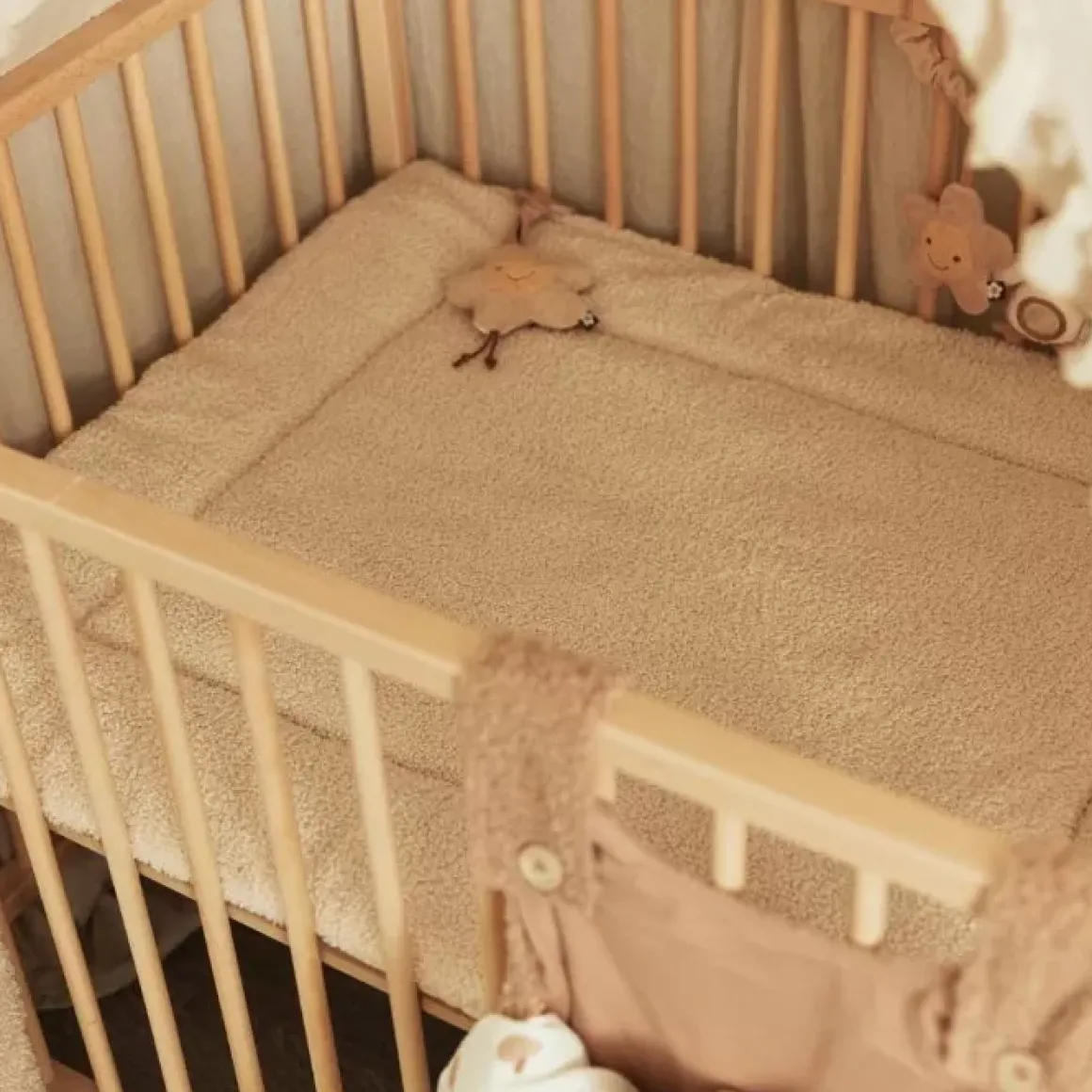 Jollein Boxkleed Boucle Naturel 75X95Cm