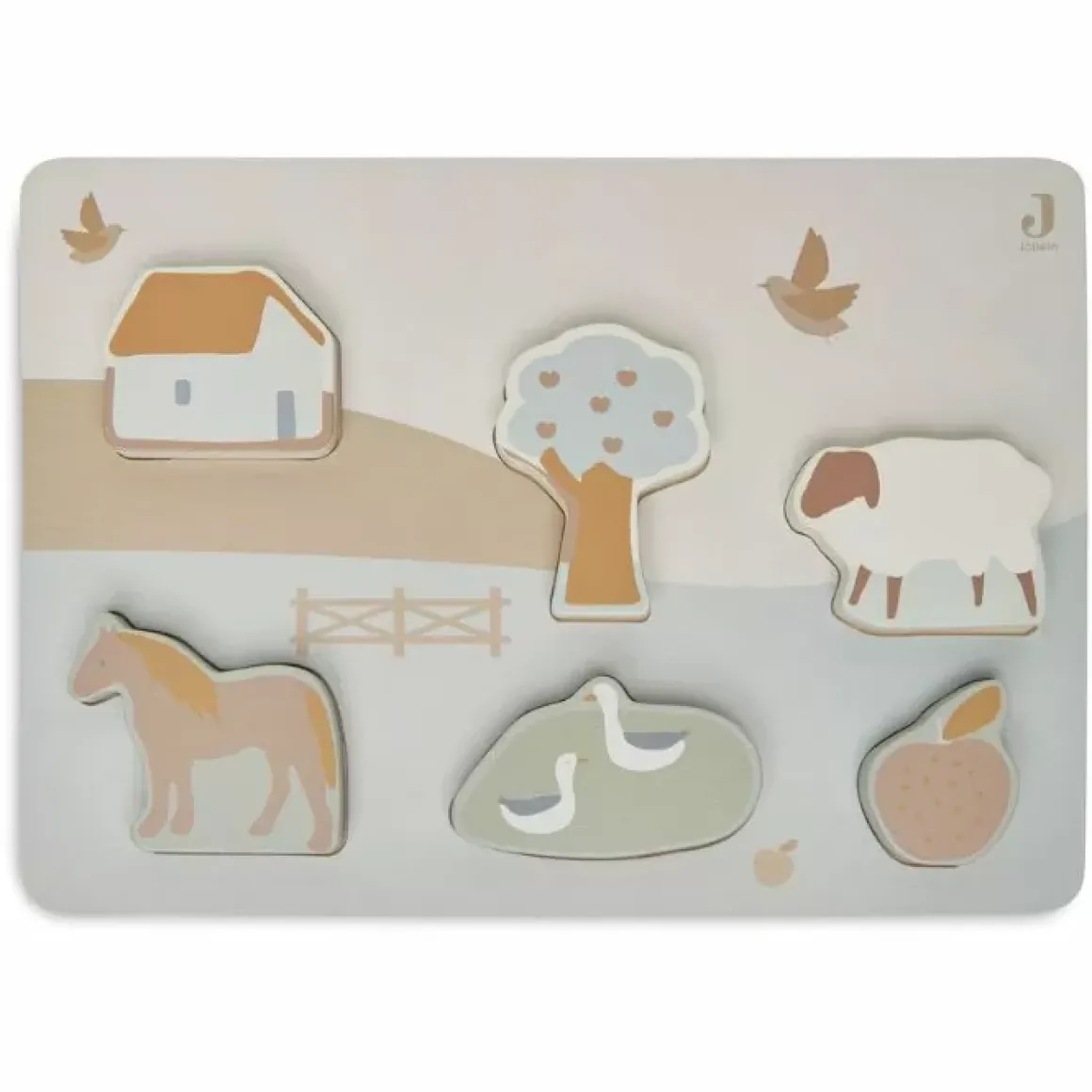 Jollein Houten Puzzel Farm