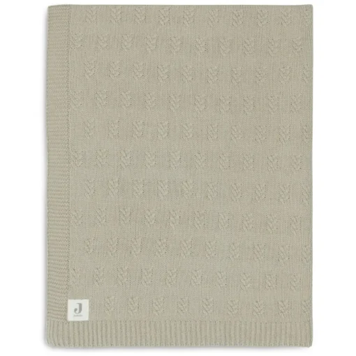 Jollein Ledikantdeken Grain Knit Olive Green 100X150Cm