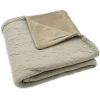 Jollein Wiegdeken Soft Waves Olive Green/Velvet 75X100Cm