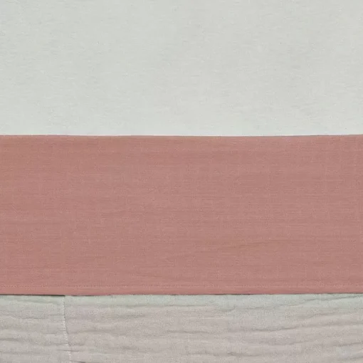 Jollein Wieglaken Wrinkled Cotton Rosewood