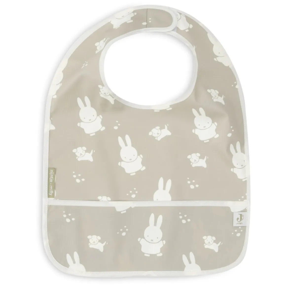 Jollein X Nijntje Waterproof Slabben Olive Green (2St)