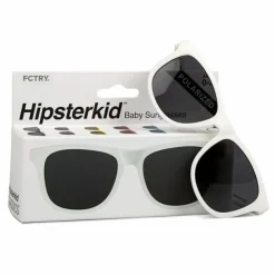 Kinderzonnebril Wayfarer Wit (3-6J) Hipsterkid