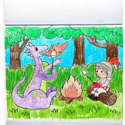 Kleurboek Knights & Dragons Ooly