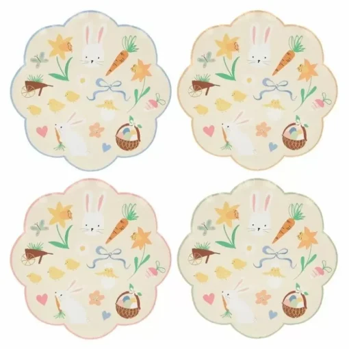 Kleurrijke Paas Gebaksbordjes Van Meri Meri (8 Stuks)