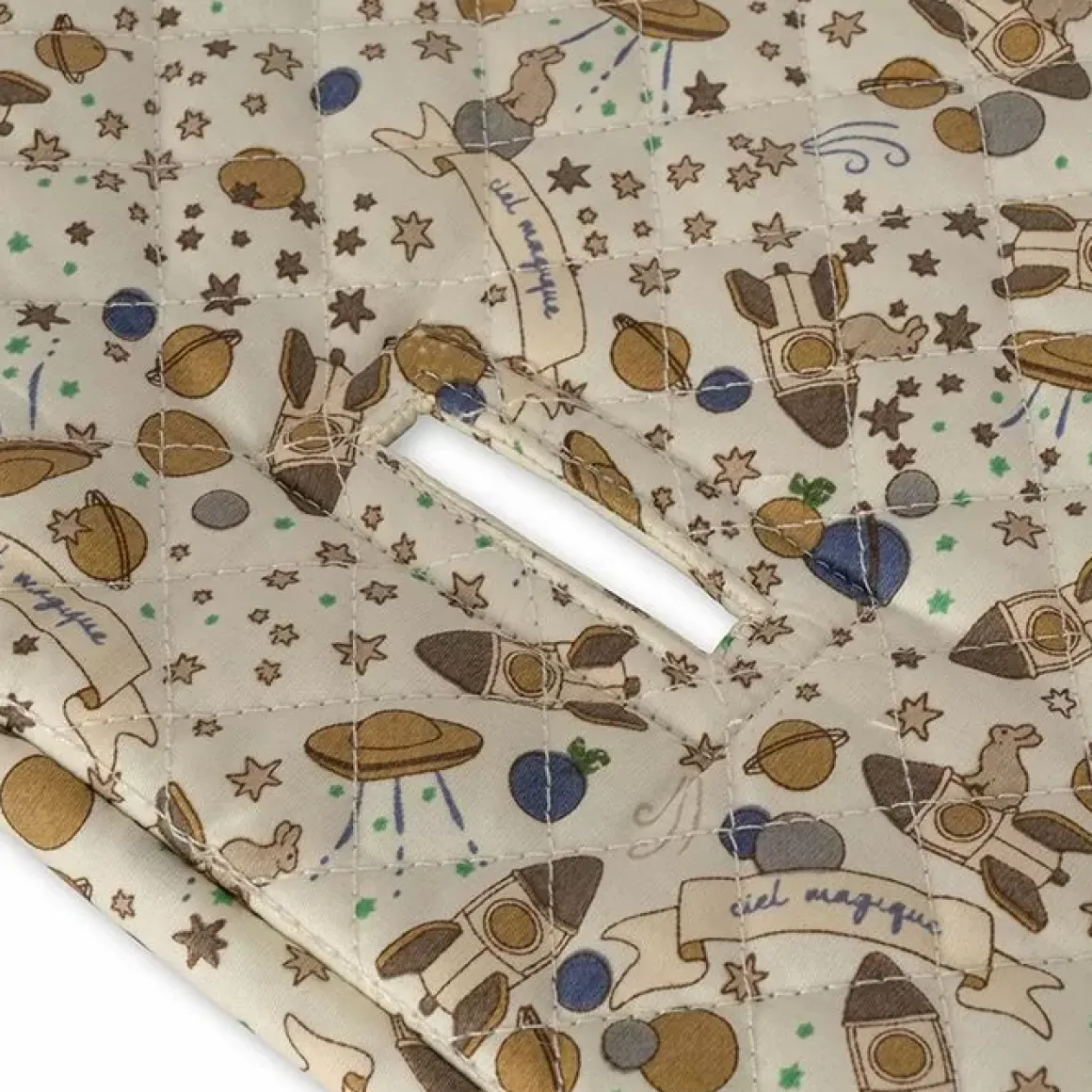 Konges Slojd Eetstoelkussen Ciel Magique Bleu