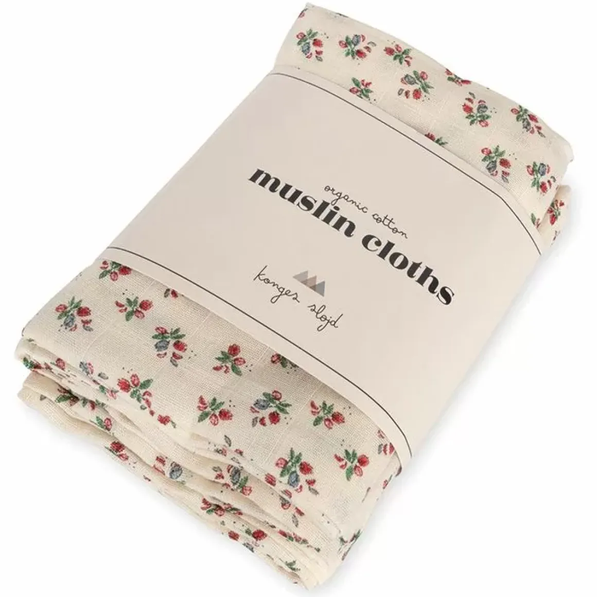 Konges Slojd Hydrofiele Doeken Fleur Tricolore (3St)