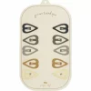 Konges Slojd Mini Haarclipjes Heart Blue Shades (10St)