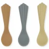 Konges Slojd Siliconen Lepels Shell Beach Blue (3St)