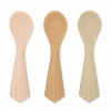 Konges Slojd Siliconen Lepels Shell Sunset Blush (3St)