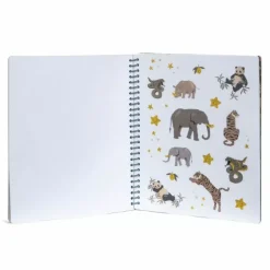 Konges Slojd Stickerboek Groen - Creatief Plezier Met Stickers