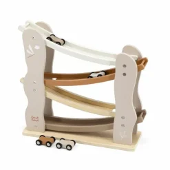 Label-Label Wood Houten Autobaan Nougat