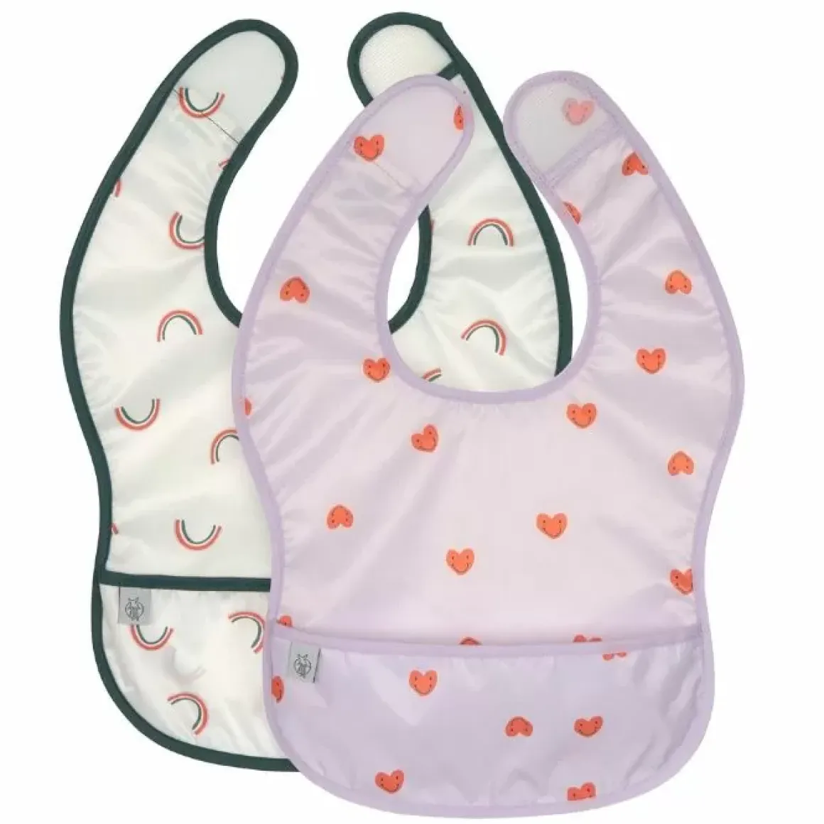 Lassig Happy Rascals Heart Lavender Slabben (2St) - Reisvriendelijke Bescherming