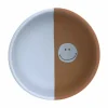 Lassig Happy Rascals Smile Sky Blue Siliconen Kom - Vrolijk & Veilig