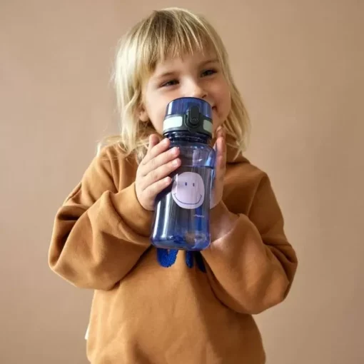 Lassig Lunchbox En Drinkbeker Little Gang Smiley Caramel